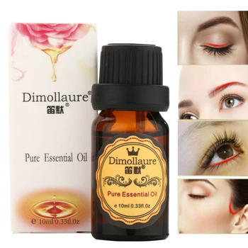 

Dimollaure dropshipping Eyelash Growth Essential Oil Natural Organic Castor Oil hair Eyebrow Growth Prevent Skin Aging nail care