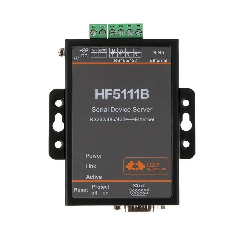 Сервер последовательных устройств HF5111B RS232/RS485/RS422 серия в Ethernet свободный RTOS