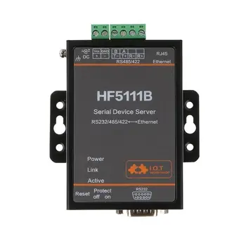 

HF5111B Serial Device Server RS232/RS485/RS422 Serial to Ethernet Free RTOS Serial Server