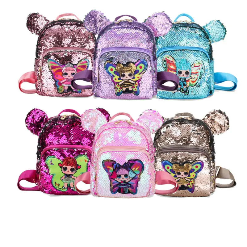 girls sparkly backpack