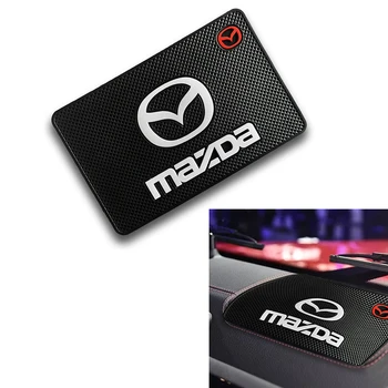 

1pc hot fashion Car Logo Anti Slip Mat Phone Holder Non-Slip Mat non slip Pad for Mazdas 5 6 323 626 RX8 7 MX3 MX5 Atenza Axela