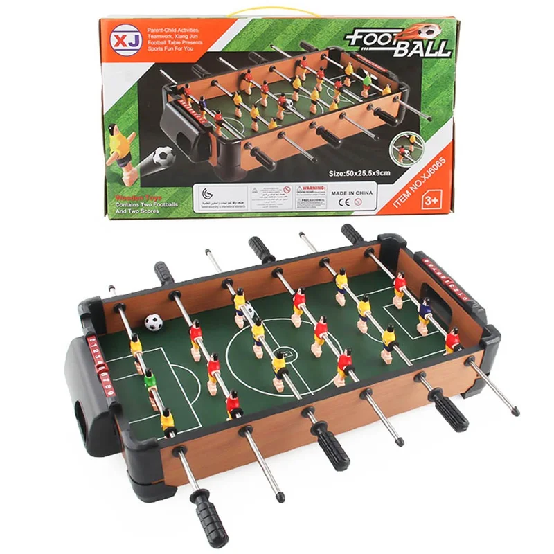 

Football Table 51CM Six Football Machine Children's Table Games Football Table Indoor Game Foosball Table Party Kids Play Toys
