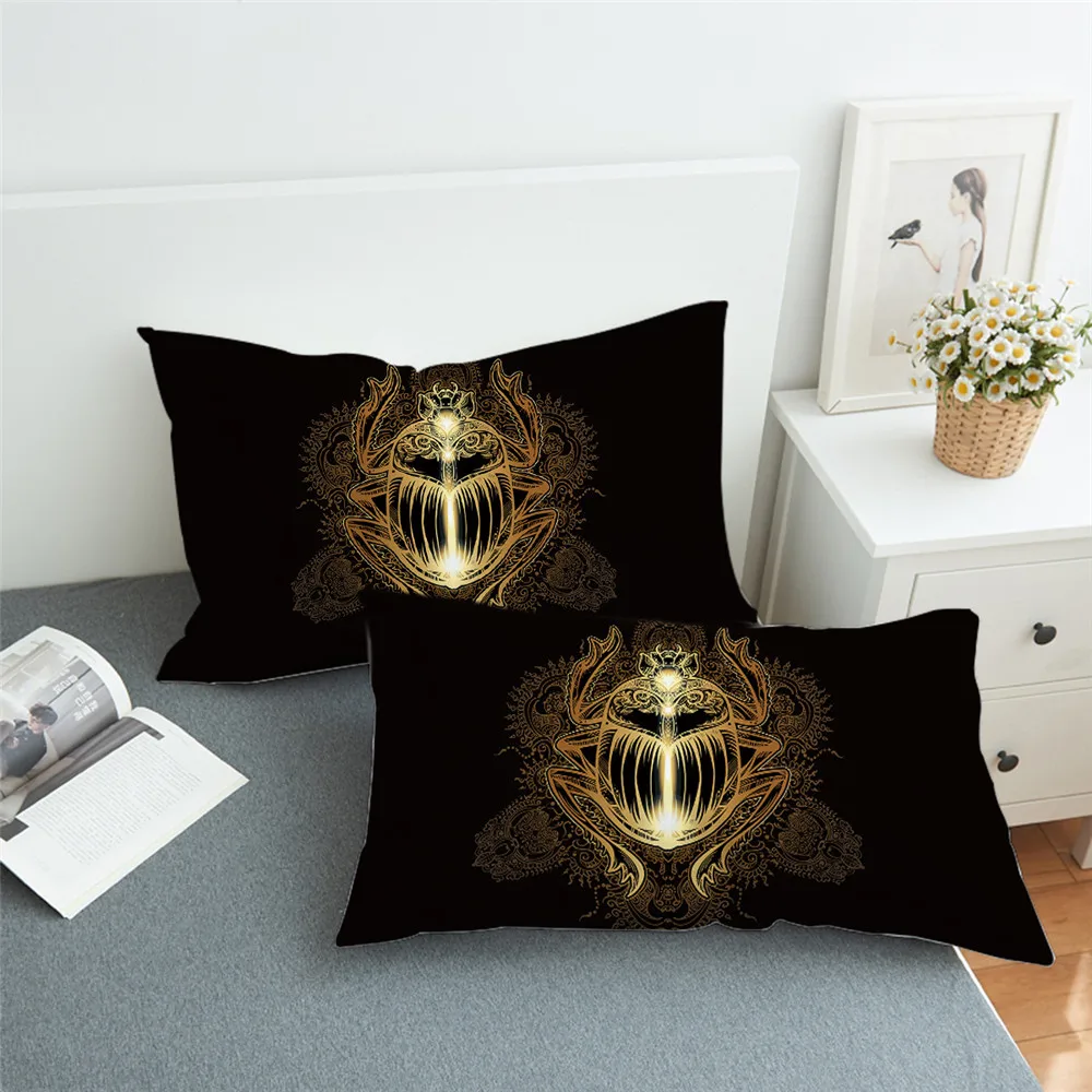 50X90CM Pillow Case Cover Linen Pillow Cases Bedding Vintage Insect Series Cotton Linen Throw Cover Home Decor