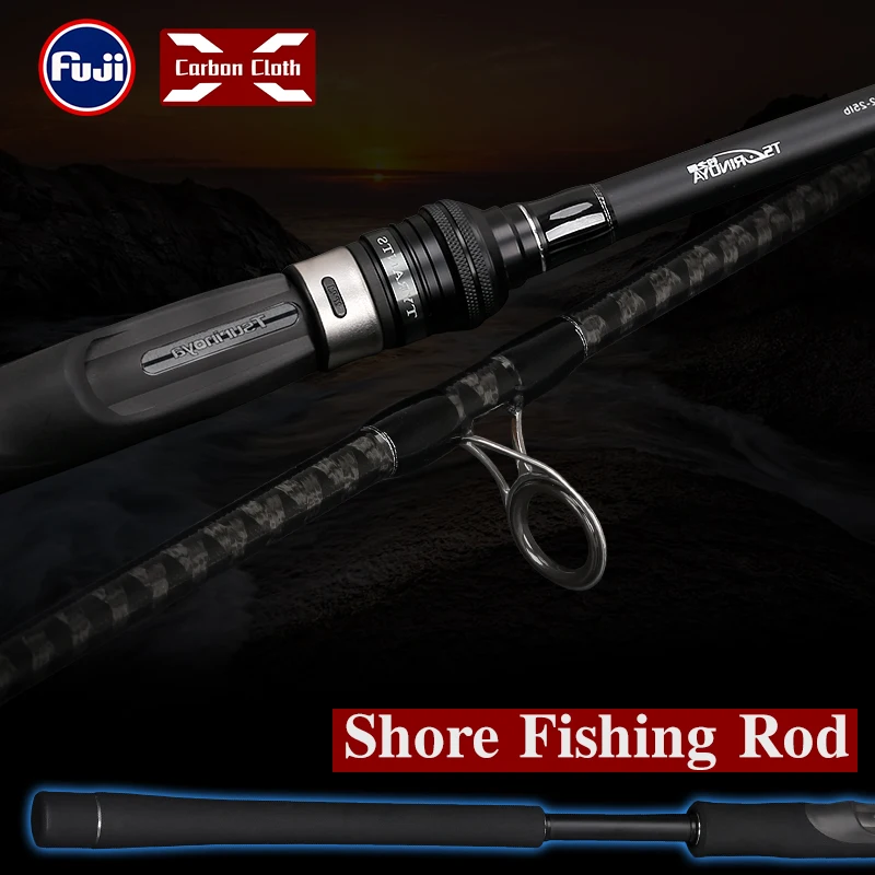 TSURINOYA Fishing Rod TYRANTS 3.0m 3.3m Action MF Sea Bass Rod FUJI Guide Reel Seat Distance throwing Spinning Rod