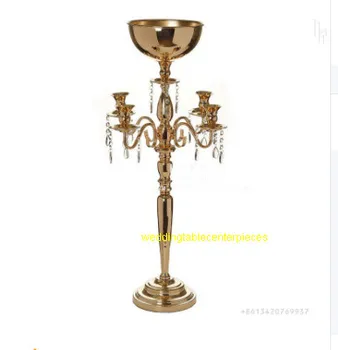 

80cm tall 10pcs)Metal gold Wedding Table Centerpiece Event Road Lead wedding decoration flower stand centerpiece