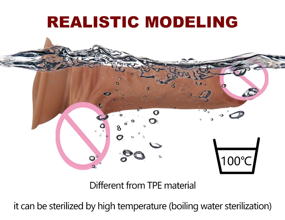 Realistic Penis Super Huge Big Dildo Silicone Flexible With Suction Cup Artificial Penis Female Masturbator Couples Gay Sex Toys (5)