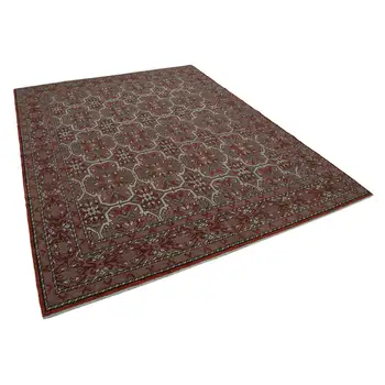 

241x303 Cm Red Handmade Oushak Rug-8x10 Ft