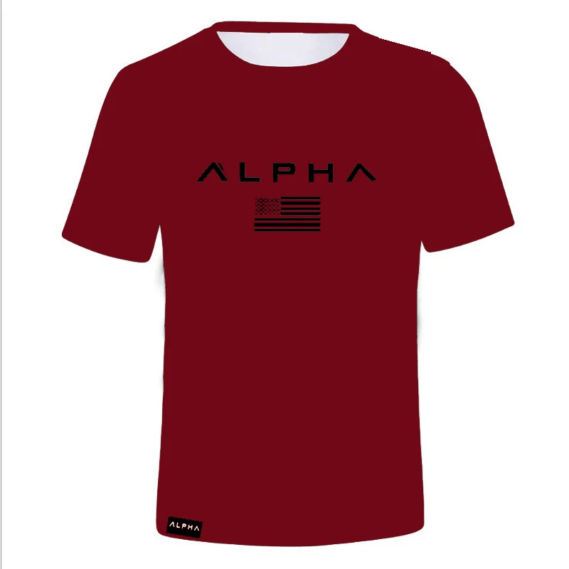 Мужская компрессионная футболка для бега, мужская спортивная футболка для бега, быстросохнущая облегающая футболка, мужская спортивная футболка с принтом s, S-4XL - Цвет: picture color
