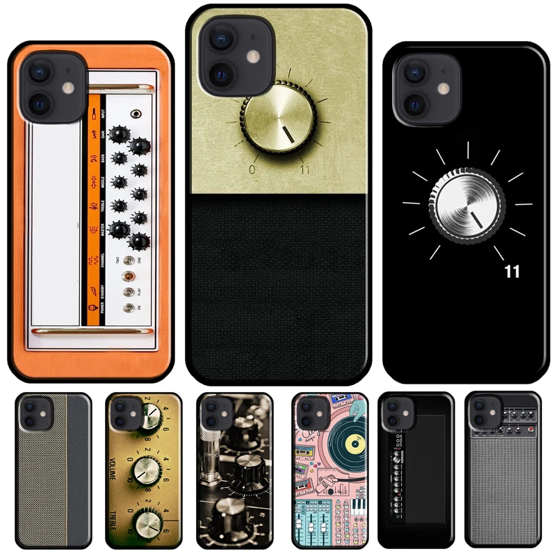 Чехол гитарный Amp для телефона iPhone 13 11 Pro Max 12 mini X XR XS 8 7 Plus SE 2020 | Мобильные телефоны