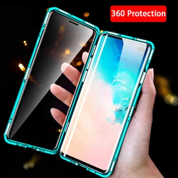 

Double side tempered glass case for Samsung Galaxy S20 Ultra S 20 Plus 20ultra 20plus s20ultra s20plus magnetic adsorption cover