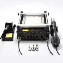 3 в 1 паяльная станция Digita горячего воздуха Тепловая пушка BGA паяльник Электрический ИК инфракрасный Подогрев станция