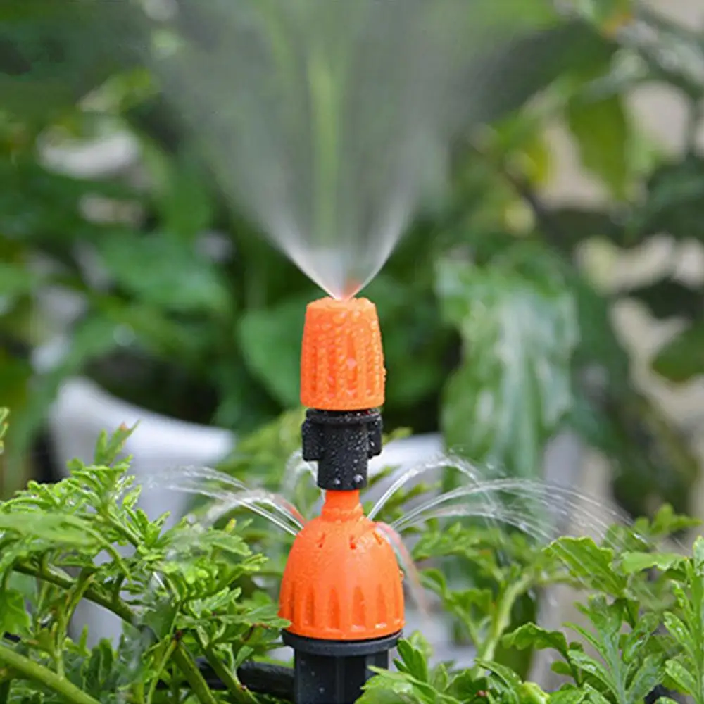 50Pcs Flower Garden Outlets Spray dripper Adjustable Greenhouse Agricultural Irrigation System
