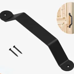 New Wrought Iron Barn Door Handle Drawer Cabinet Door Sliding Door with Simple Bow Handle Door Handle Cabinet Inner Door