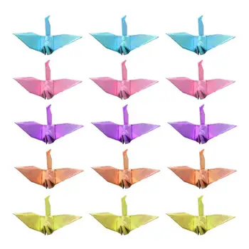 

100Pcs 6cm Handmade Origami Cranes Paper Crane Decorations for Valentine's Day Wedding Holiday