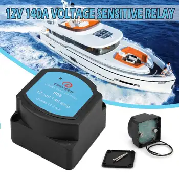 

140A Voltage Sensitive Relay 12V Dual Battery Isolator Relay Protection VSR Voltage Split Charge For Boat Automotive Marine