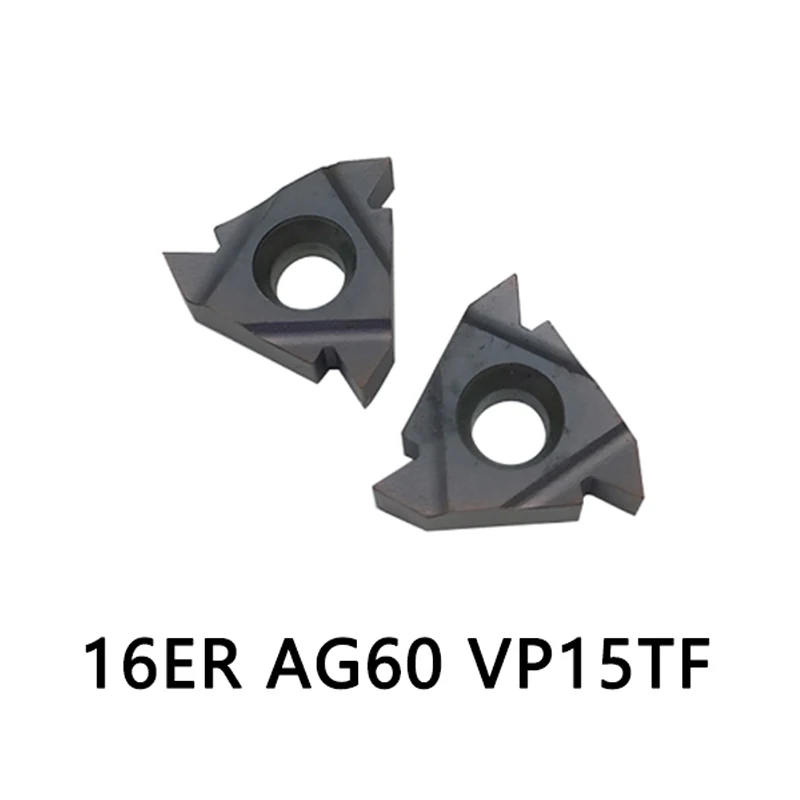 

10PCS 16ER AG60 VP15TF carbide inserts Thread Turning tool cutting tool Lathe Tools Milling cutter CNC tool 16ERAG60
