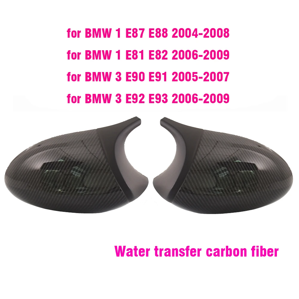 1330 - Spiegelkappen Carbon passend für BMW 1er E81 E82 E87 E88 3er E90 E91  E92 E93 Facelift