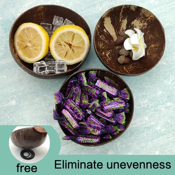

Coconut Bowl Rice Bowl Coconut Shell Tableware Nordic Style Light Food Xiaoxinqing Fruit Milkshake Salad Bowl Wooden bowl