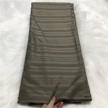 

5Yards 2019 new Heavy Cotton Atiku Polish lace Fabric For Men Plain atiku Swiss Lace Material Nigerian 5 Yards Fabrics For Men
