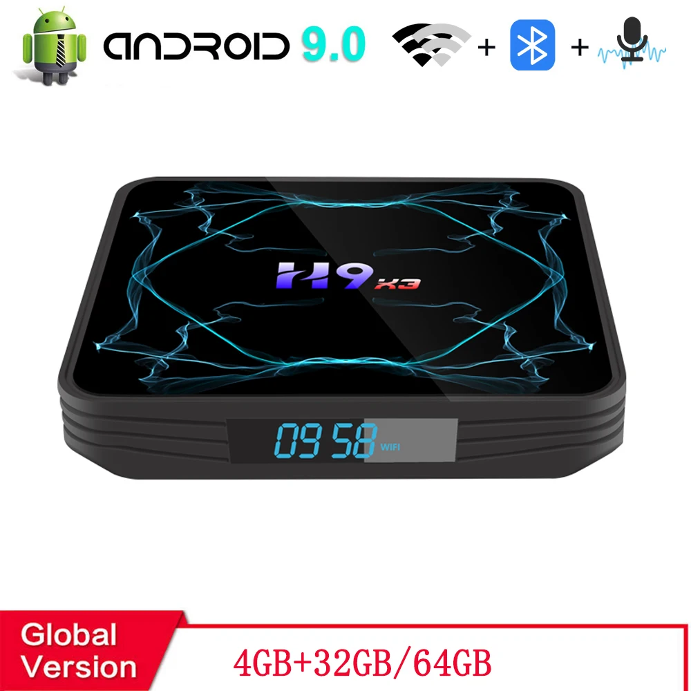 ТВ бокс Android 9 0 4 Гб 64 Amlogic S905X3 Box 8K HD 2 4/5G Wifi Netflix медиаплеер TV Box|ТВ-приставки и