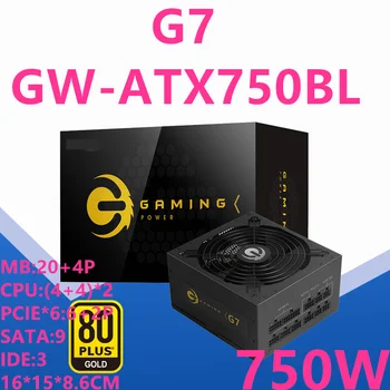 

New PSU For Great Wall Brand Full Module 80plus Gold ATX Game Power Supply Rated 750W Peak 650W Power Supply G7 GW-ATX750BL
