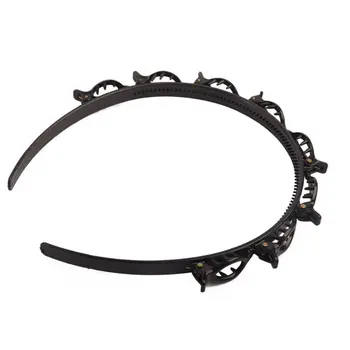 

Unisex Alice Hairband Headband Men Women Sports Hair Band Metal Hoop Double Bangs Hairstyle Hairpin