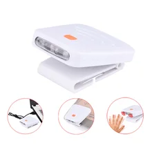 Перезаряжаемые движения тела Сенсор светодиодный налобный фонарь на клипсе; крепящиеся к шляпе светильник Регулируемый цоколь лампы Водонепроницаемый материал встроенный литий-ионный аккумулятор