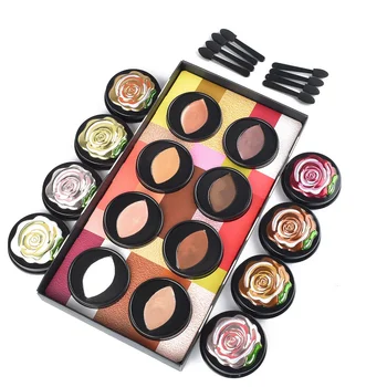 

Matte Lasting Eyeshadow Cream Kits Smudge-Proof Waterproof Eye shadow Makeup Cosmetics 8 Colors Hot P6