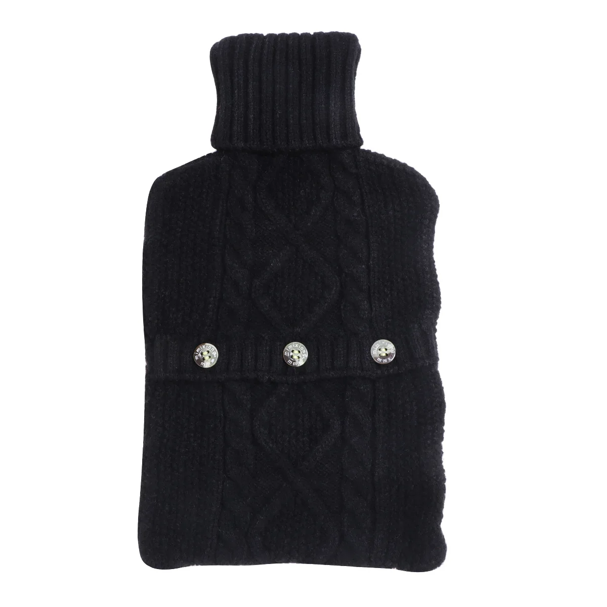 1Л грелка вязаная крышка теплая складная бутылка для воды с чехлом одноцветная бутылка сумка для быстрого обезболивания 5 цветов A30