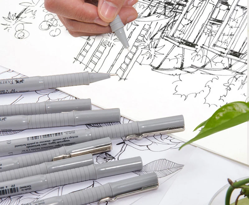 1Pc Faber Castell 1663 Water-Proof Drawing Pen Sketch Hook Pen Sign Pen Art Drawing Supplies