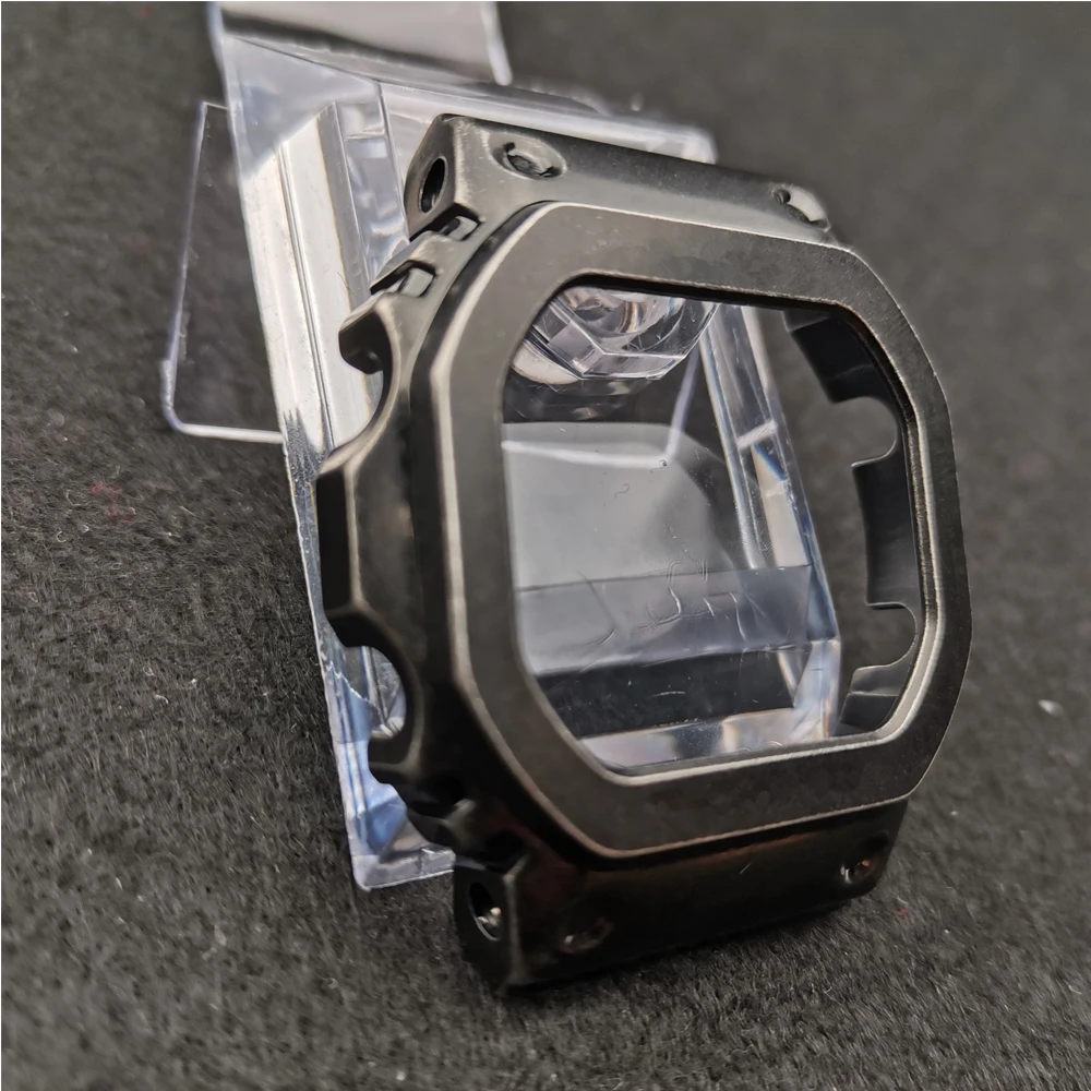 Price Retro Black Watchbands GWM5610 DW5600 GW5000 Watch Strap Case Bezel Set Metal Stainless Steel Bracelet Steel Belt Accessories