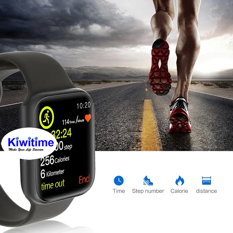 KIWITIME IWO 11 gps спортивные Смарт-часы 44 мм для мужчин и женщин IWO 10 9 8 модернизированные умные часы MTK2503 для Apple iOS iPhone X Android Phone