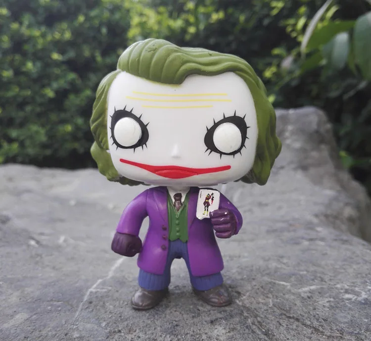 Funko Pop Бэтмен против модель Джокера 10 см Виниловая кукла Фигурка Игрушки - Цвет: joker no box