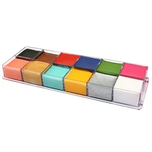 Краска для лица и тела пигментная масляная краска ing 12 цветов макияж инструменты для Хэллоуина вечерние LDO99