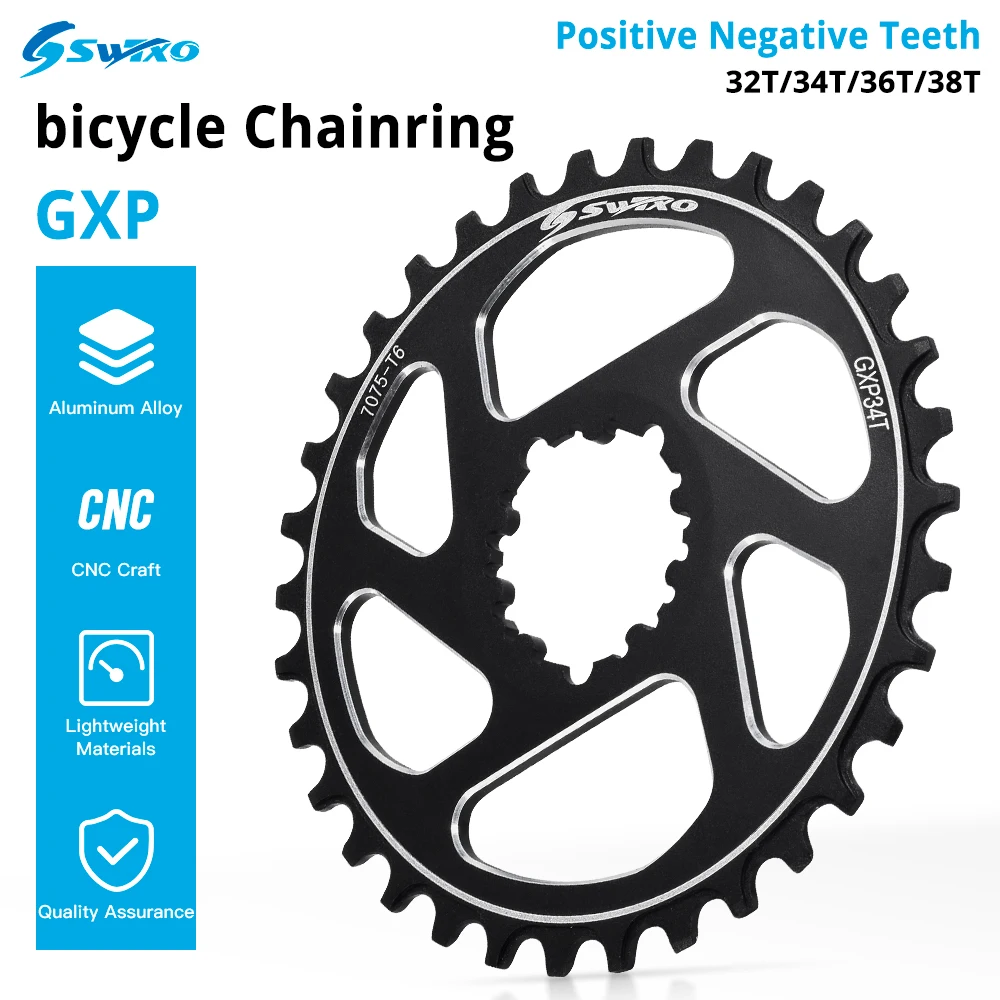 Звездочка для велосипеда SWTXO GXP смещенная 3 мм 6 30T/32T/34T/36T/38T Sram SX NX GX X01 XX1 запчасти