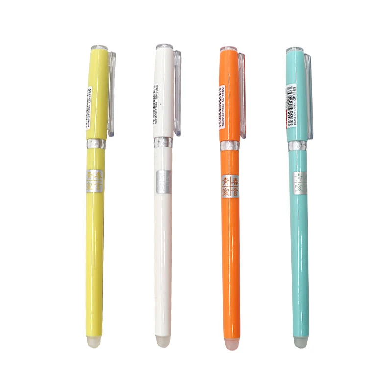 

4 Pcs/set 0.38 Erasable Pen Refill Blue/Black ink Magical Gel Pen For School Office Writing Supplies Tool Kawaii Stationery Gift