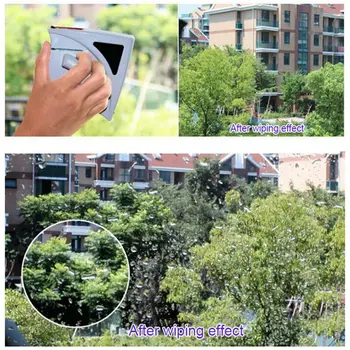 

Double Side Magnetic Window Cleaner Brush for Washing Windows Glass Cleaning Household Wash Window Wiper Magnet Glass Cleaner NN