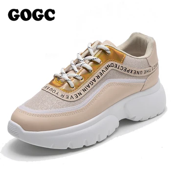 

GOGC womens spring shoes women flats shoes sneakers women shoes for women Casual Vulcanize Shoes Women Platform Chunky Sneakers