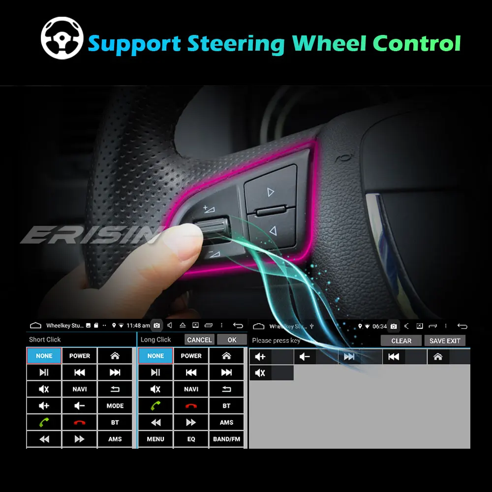 Erisin 8717 10 1 &quotDSP DAB + Android 0 Авторадио GPS Wifi Navi SWC CarPlay USB Canbus OBD TPMS для VW Passat CC B6