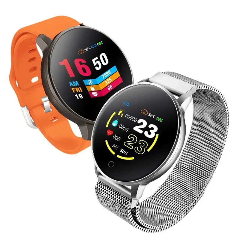 

Hi01 Dynamic Heart Rate O2 Monitor New Fashion Fitness Band Pedometer Sports Mode Weather Forecast Message Reminder Smart Watch
