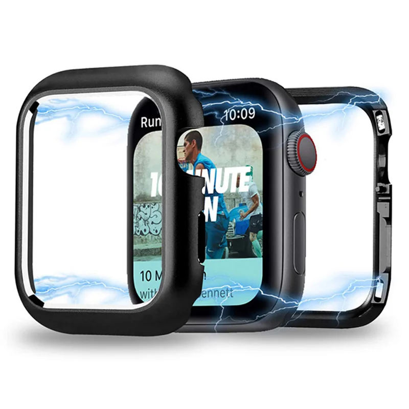 Новый Тип Магнитный защитный чехол для Apple Watch series 4 5 40 мм 44 360 полностью