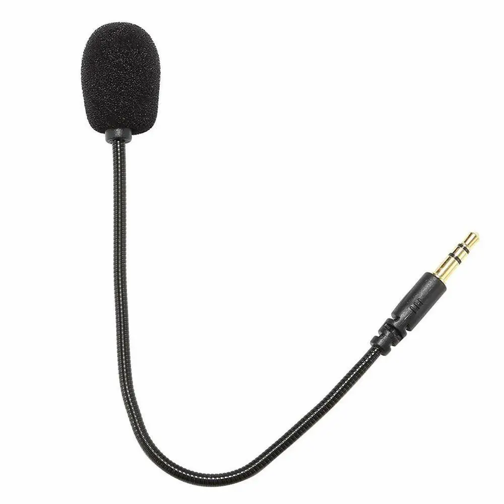 Micrófono ajustable de 360 grados para juegos, amplificador flexible de 3,5mm, enchufe de auricular con micrófono para mando de juego