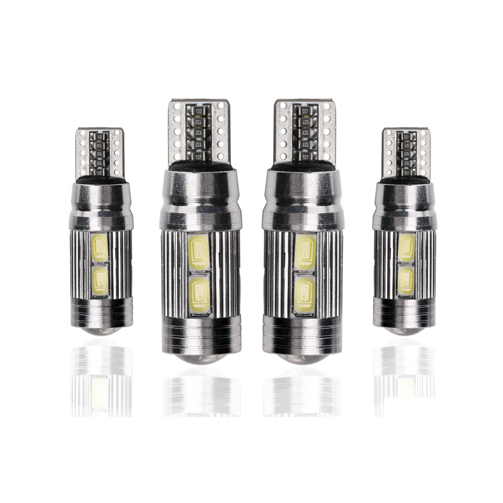 2 шт. T10 Canbus 194 W5W 10 SMD 5630 Светодиодный светильник лампа без ошибок светодиодный светильник парковки T10 светодиодный автомобильный боковой светильник стайлинга автомобилей авто светодиодный лампы