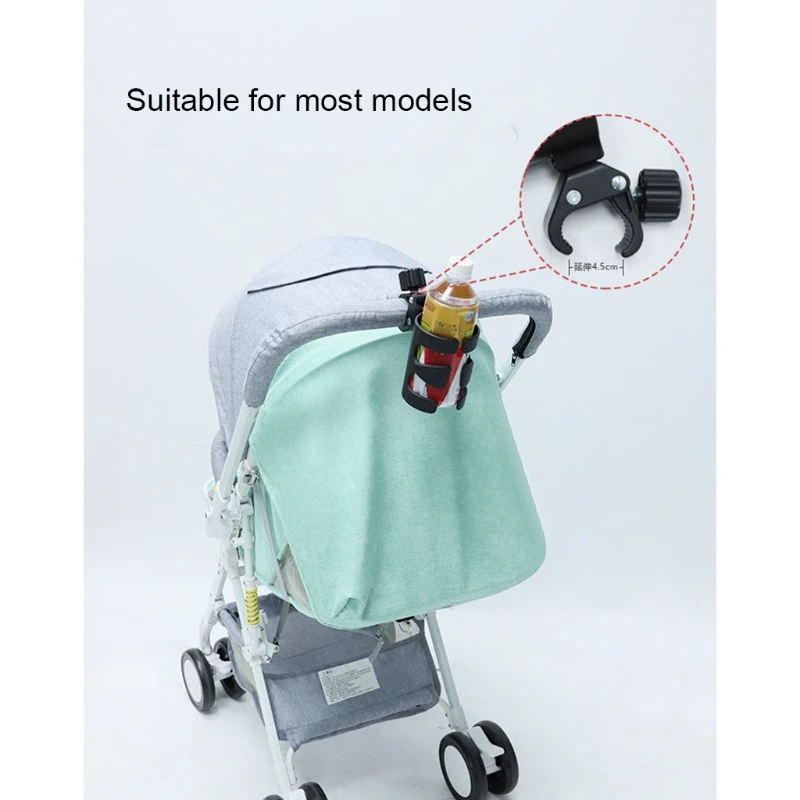 Baby Strollers luxury Universal Baby Stroller Cup Holder 360 Rotatable Drink Bottle Rack for Children Pushchair Durable Baby Strollers Accessories baby stroller accessories gadgets