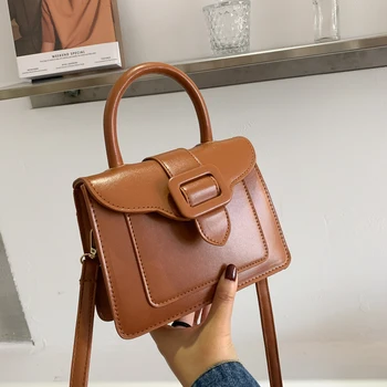 

Trend Women's Handbag Designer Luxury 2020 Pu Leather Women Lady Crossbody Messenger Bag Solid Color Femininas Mujer Bolsas