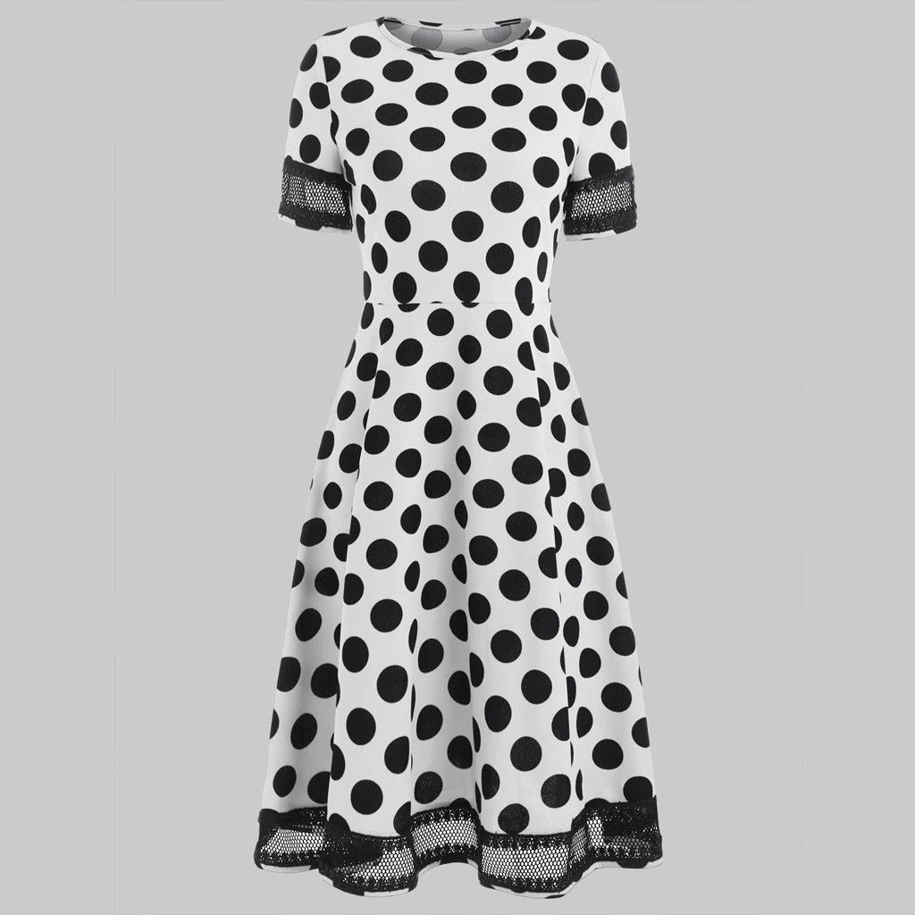 rockabilly polka dot dress