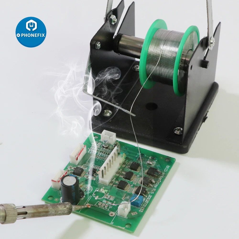 Metal Soldering Wire Stand Tin Wire Rack Metal Solder Wire Frame Line