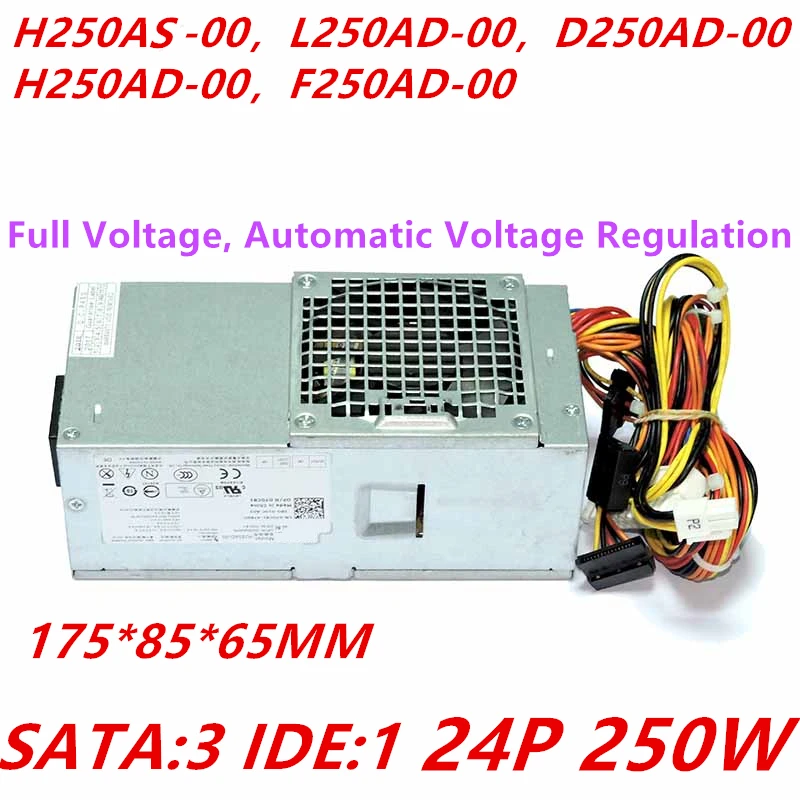 

New Original PSU For Dell 390 790 990 3010 7010 9010DT 250W Power Supply H250AS-00 F250AD-00 D250PD-00 AC250ES-00 TFX0250D5W