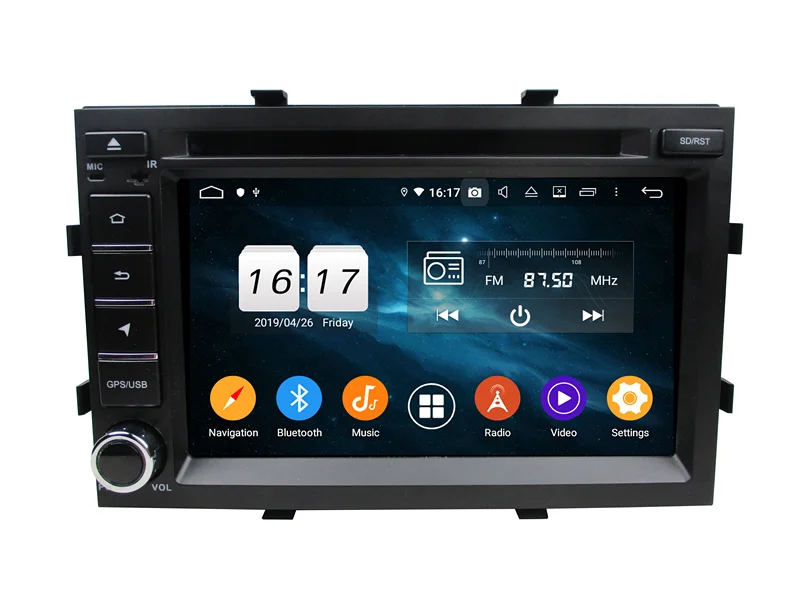 Klyde " ips 4G Android 9 Восьмиядерный 4 Гб ОЗУ 64 Гб ПЗУ DSP автомобильный DVD мультимедийный плеер радио для Cobalt/Spin/Onix 2012