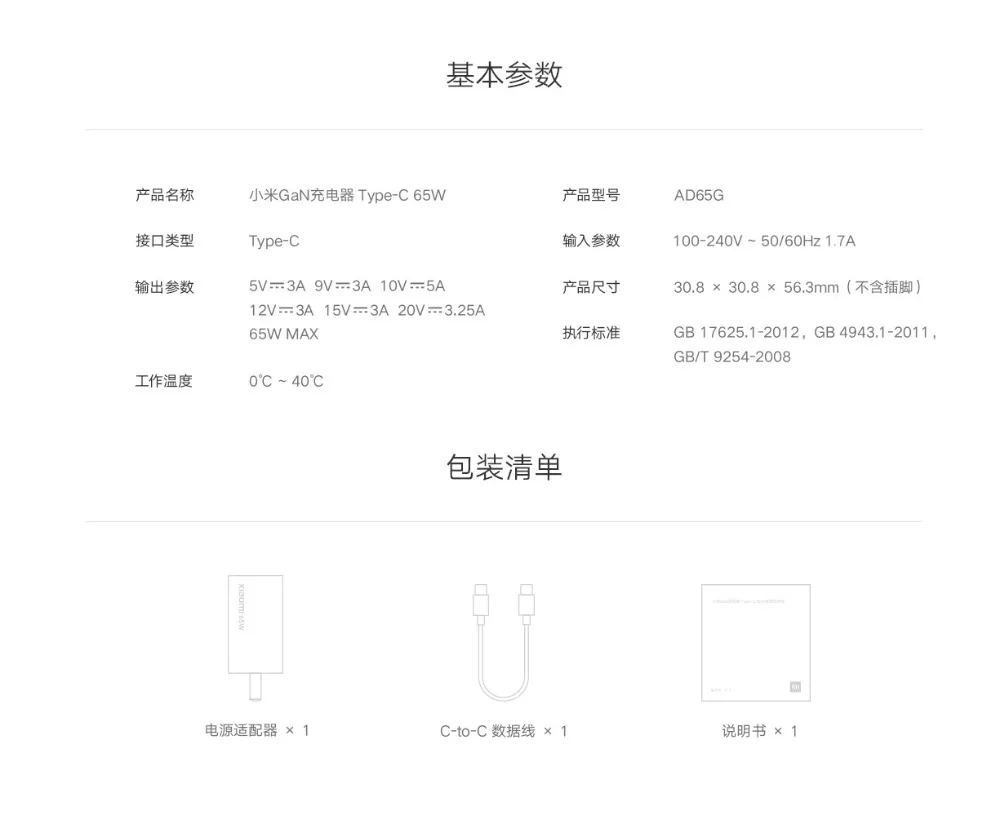 Original Xiaomi GaN 65W Travel Charger (13)
